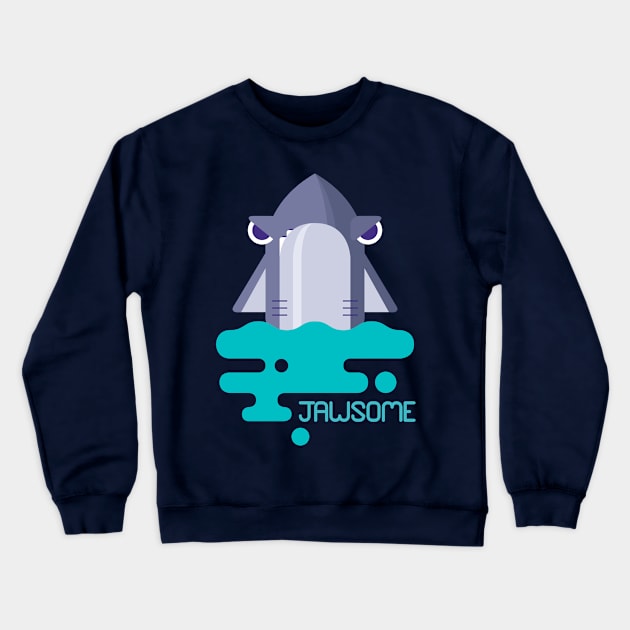 Jawsome Crewneck Sweatshirt by Melophilus